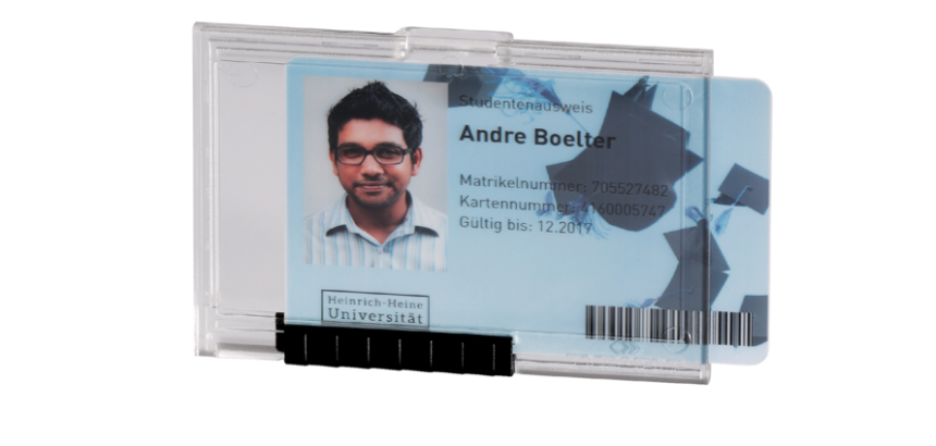 Porte-badge Durable 8922 Pushbox Mono 10 pièces