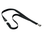 Durable Textile Lanyard 8127 with Black Carabiner 10 pieces