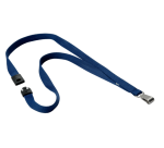 Cordon textile Durable 8127 avec mousqueton bleu foncé 10 pièces