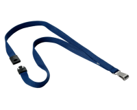 Textielkoord Durable 8127 met karabijnhaak nachtblauw 10 stuks