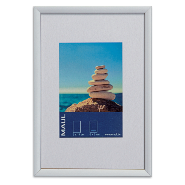 Cadre photo MAUL Design 10x15cm aluminium cadre argent