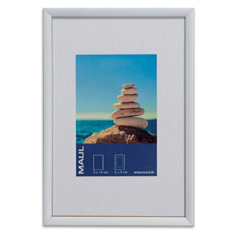 Cadre photo MAUL Design 10x15cm aluminium cadre argent