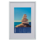 <blockquote>Aluminum silver anodized photo frame</blockquote>