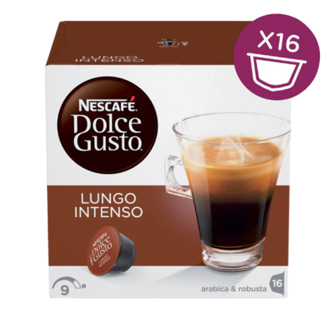 Capsules de café Nescafé Dolce Gusto Lungo Intenso N° 9 - Boîte de 16