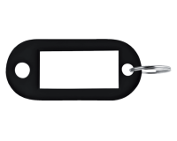 GB_Porte-clés noir, boîte de 100 pièces