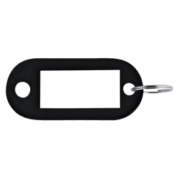 Porte-clés Pavo en plastique noir