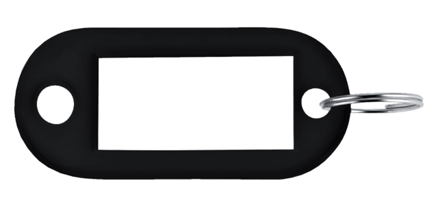 Black plastic Pavo keychain 100 pieces