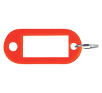 Red plastic Pavo keyring - box of 100