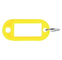 GB_Porte-clés jaune, boîte de 100 pièces