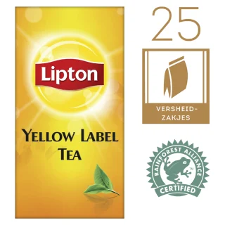 Thé Lipton Yellow Label avec enveloppe 100x 1,5g