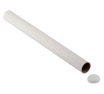 Tube expédition CleverPack A0 850x50x1,5mm + embouts blanc 20 pièces