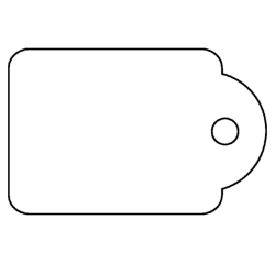 Label Apli karton nr 391 28x43mm wit 500 stuks