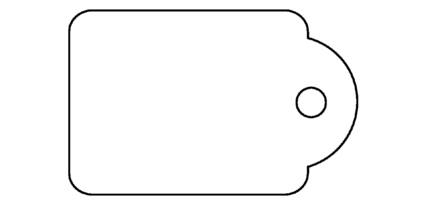Etiquettes Apli carton blanc n°391 28x43mm 500 pièces