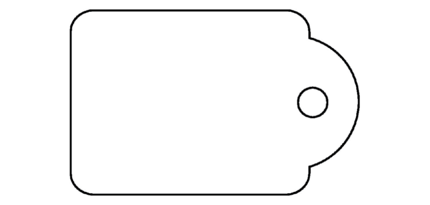 Etiquettes Apli carton blanc n°395 45x65mm 400 pièces