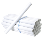 Tube expédition CleverPack A2 450x50x1,5mm + embouts blanc 20 pièces