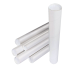 Tube expédition CleverPack A2 450x50x1,5mm + embouts blanc 20 pièces