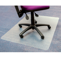 Tapis protège-sol Floortex PVC 120x150cm pour sol tendre