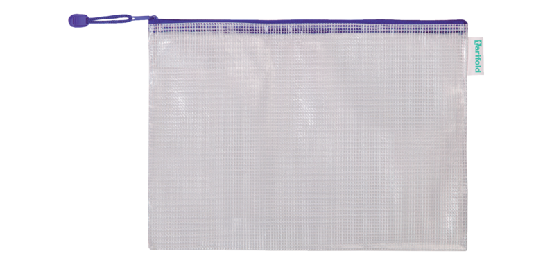 Tarifold Aufbewahrungstasche mit Reißverschluss 330x240mm PVC Blau
