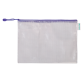 Pochette rangement Tarifold avec zip 330x240mm PVC bleu