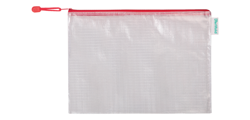 Tarifold Aufbewahrungstasche mit Reißverschluss 330x240mm PVC rot