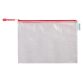 Opbergtas Zipper met rits 330x240mm PVC rood