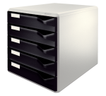 Module de classement Leitz A4 5 tiroirs noir/blanc