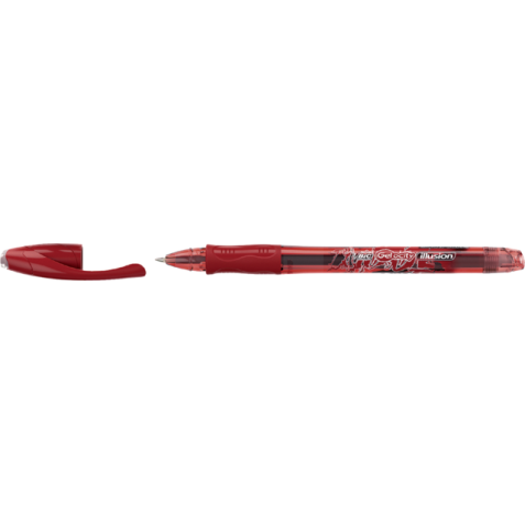 Stylo gel BIC Gel-ocity Illusion Medium rouge