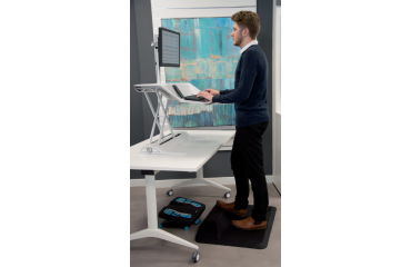 Tapis repose-pieds Fellowes ActiveFusion noir