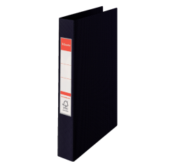 Classeur Esselte A4 23 anneaux méc-O 19mm carton noir