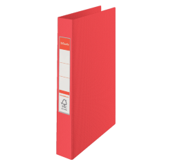 Ringband Esselte A4 23-rings O-mech 19mm PP rood