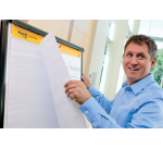 Meeting chart Post-it 559 Super Sticky 63,5x76,2cm blanc 4+2 gratuits