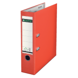 Leitz 1010 180° Lever Arch File A4 80mm PP Light Red