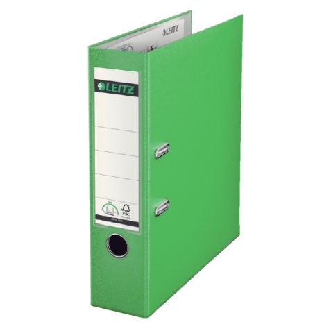 Classeur à levier Leitz 1010 180° A4 80mm PP vert clair