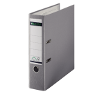 Lever Arch File Leitz 1010 180° A4 80mm PP Grey