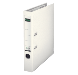 Classeur à levier Leitz 1015 180° A4 50mm PP blanc