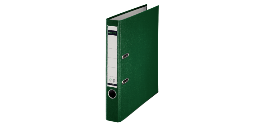 Hebelordner Leitz 1015 180° A4 50mm PP grün