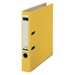 Classeur à levier Leitz 1015 180° A4 52mm PP jaune