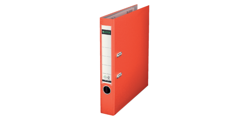 <em>Hebelordner Leitz 1015 180° A4 50mm PP hellrot</em>