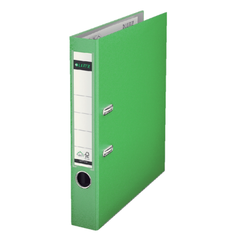 Classeur à levier Leitz 1015 180° A4 50mm PP vert clair