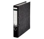 <strong>Leitz 1050 180° A4 50mm Lever Arch File</strong> recycled black cardboard