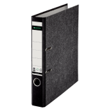 <strong>Leitz 1050 180° A4 50mm Lever Arch File</strong> recycled black cardboard