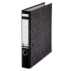 Classeur à levier Leitz 1050 180° A4 50mm carton recyclé noir