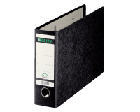 Ordner Leitz A4 dwars 77mm  gewolkt zwart
