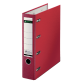 Giro-bank ordner Leitz A4 met dubbele mechaniek 80mm PP rood