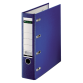 Classeur Leitz A4 80mm PP bancaire 2 mécanismes bleu