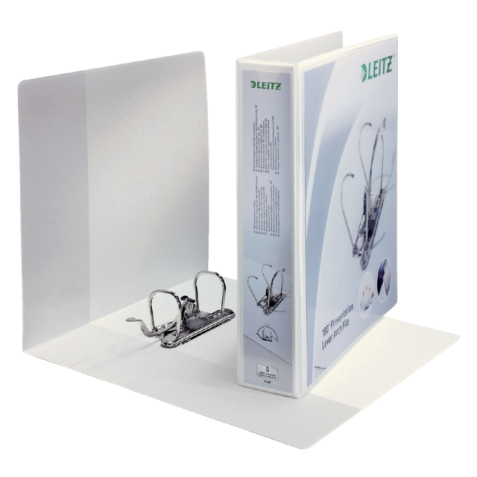 Ordner Leitz 4226 panorama 180° 50mm PP A4 maxi 3tas wit
