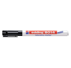 Marqueur laboratoire edding 8014 ogive 1mm noir