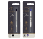 Balpenvulling Parker Quinkflow fijn zwart blister à 1 stuk