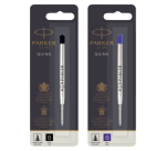 Recharge stylo bille Quinkflow large blister bleu 1 pièce