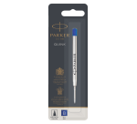 Recharge stylo bille Quinkflow large blister bleu 1 pièce